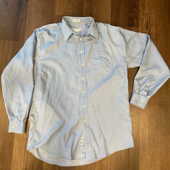 Mens Joseph & Feiss Button Up Dress Shirt, Size 17-36/37 Tall - Picture 8 of 8